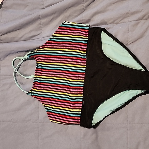 Wondernation bikini black multi Size L - Picture 1 of 5